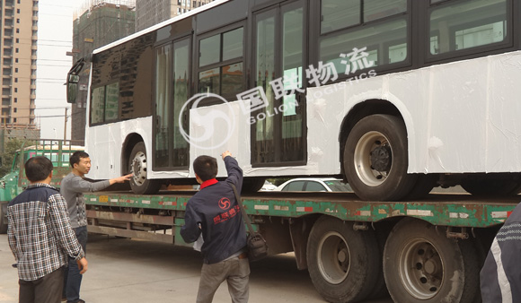 长沙至上海大巴车运输 国联物流 装车图
