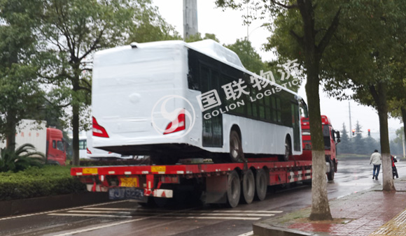 长沙至上海大巴车运输 国联物流 运输途中